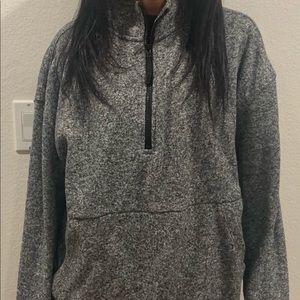 VS Pink quarter zip sweater